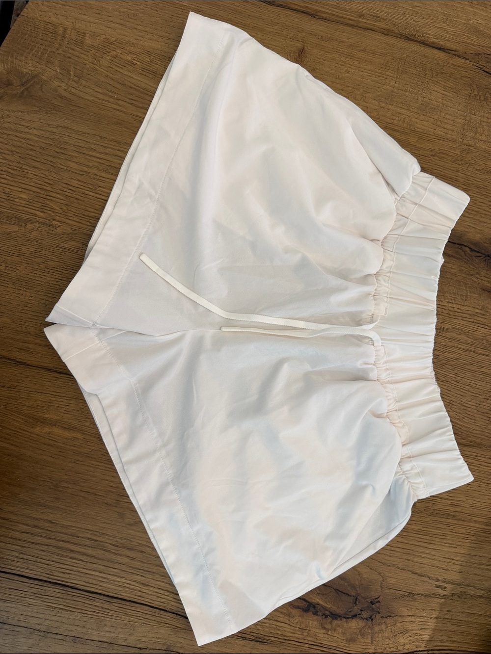 All in Motion White Women's Elastic Waist Active Shorts